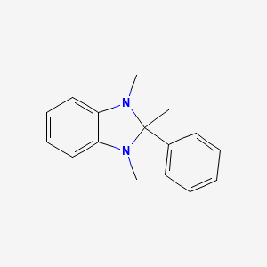 molecular formula C16H18N2 B5781483 1,2,3-trimethyl-2-phenyl-2,3-dihydro-1H-benzimidazole 