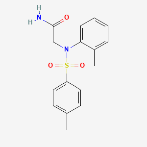 N~2~-(2-methylphenyl)-N~2~-[(4-methylphenyl)sulfonyl]glycinamide