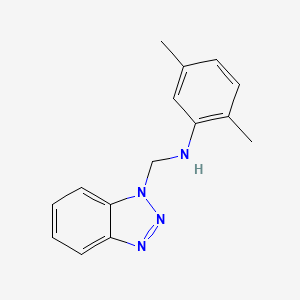 molecular formula C15H16N4 B5781549 (1H-1,2,3-benzotriazol-1-ylmethyl)(2,5-dimethylphenyl)amine CAS No. 156136-65-1