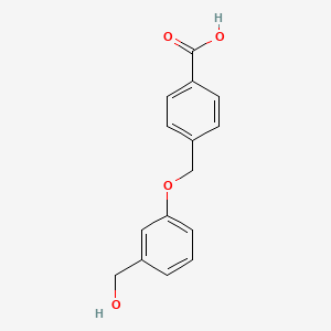 4-{[3-(hydroxymethyl)phenoxy]methyl}benzoic acid