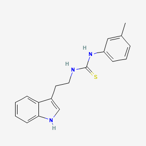 N-[2-(1H-indol-3-yl)ethyl]-N'-(3-methylphenyl)thiourea