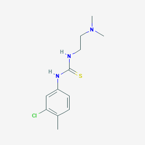 N-(3-chloro-4-methylphenyl)-N'-[2-(dimethylamino)ethyl]thiourea