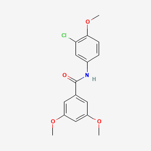 N-(3-chloro-4-methoxyphenyl)-3,5-dimethoxybenzamide