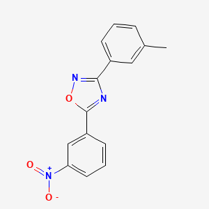 3-(3-methylphenyl)-5-(3-nitrophenyl)-1,2,4-oxadiazole