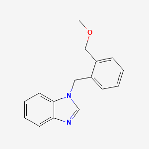 1-[2-(methoxymethyl)benzyl]-1H-benzimidazole