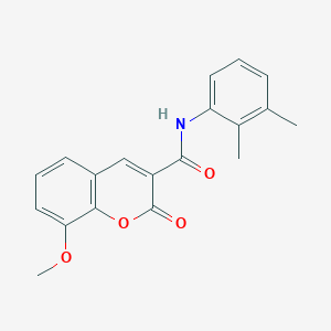 molecular formula C19H17NO4 B5781824 N-(2,3-dimethylphenyl)-8-methoxy-2-oxo-2H-chromene-3-carboxamide 
