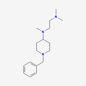 molecular formula C17H29N3 B5781840 (1-benzyl-4-piperidinyl)[2-(dimethylamino)ethyl]methylamine 