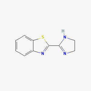 B578201 2-(1-Imidazoline-2-yl)benzothiazole CAS No. 14484-05-0