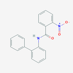 molecular formula C19H14N2O3 B5782193 N-2-biphenylyl-2-nitrobenzamide 