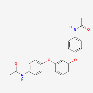molecular formula C22H20N2O4 B5782225 N,N'-[1,3-phenylenebis(oxy-4,1-phenylene)]diacetamide 