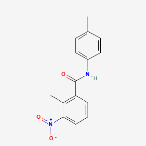 molecular formula C15H14N2O3 B5782232 2-methyl-N-(4-methylphenyl)-3-nitrobenzamide CAS No. 5357-58-4