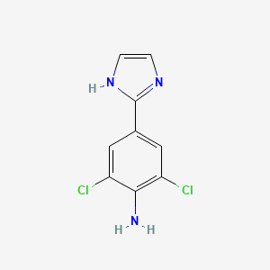 2,6-dichloro-4-(1H-imidazol-2-yl)aniline