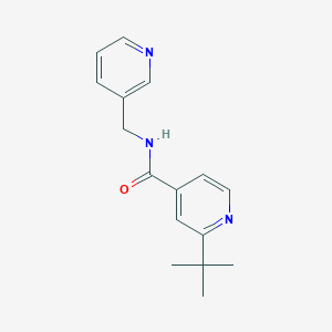 molecular formula C16H19N3O B5782291 2-tert-butyl-N-(3-pyridinylmethyl)isonicotinamide 