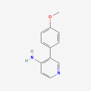molecular formula C12H12N2O B578231 3-(4-Methoxyphenyl)pyridin-4-amine CAS No. 1258632-56-2