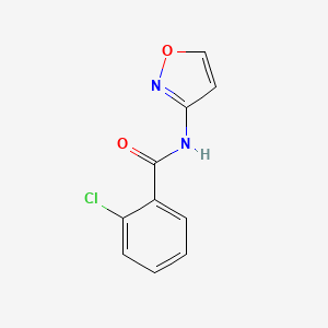 molecular formula C10H7ClN2O2 B5782341 2-chloro-N-3-isoxazolylbenzamide 