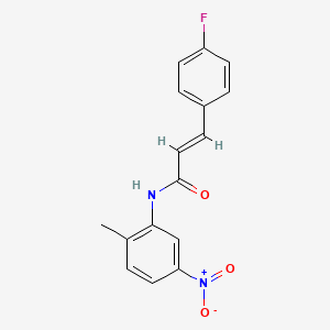 3-(4-fluorophenyl)-N-(2-methyl-5-nitrophenyl)acrylamide
