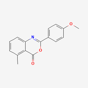 molecular formula C16H13NO3 B5782384 2-(4-methoxyphenyl)-5-methyl-4H-3,1-benzoxazin-4-one 