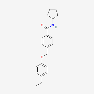 N-cyclopentyl-4-[(4-ethylphenoxy)methyl]benzamide
