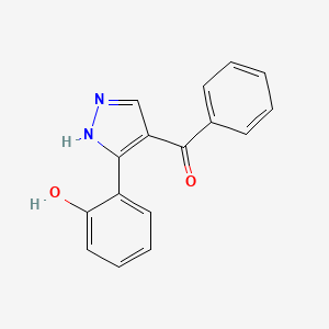 [3-(2-hydroxyphenyl)-1H-pyrazol-4-yl](phenyl)methanone