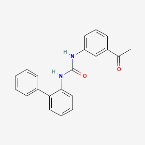 molecular formula C21H18N2O2 B5782528 N-(3-acetylphenyl)-N'-2-biphenylylurea 