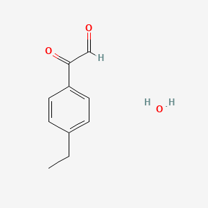 molecular formula C10H12O3 B578253 4-乙基苯乙二醛水合物 CAS No. 14333-92-7
