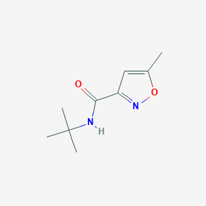 molecular formula C9H14N2O2 B5782564 N-(tert-butyl)-5-methyl-3-isoxazolecarboxamide 