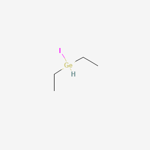 molecular formula C4H11GeI B578257 Diethyliodogermane CAS No. 14287-43-5