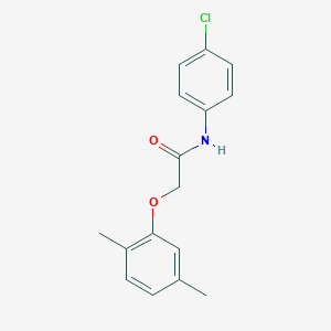 molecular formula C16H16ClNO2 B5782579 N-(4-chlorophenyl)-2-(2,5-dimethylphenoxy)acetamide CAS No. 315713-16-7