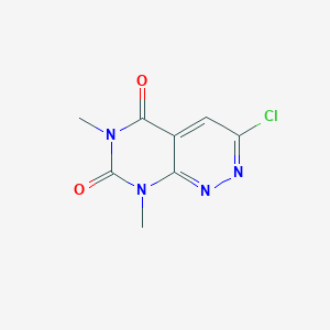 3-chloro-6,8-dimethylpyrimido[4,5-c]pyridazine-5,7(6H,8H)-dione