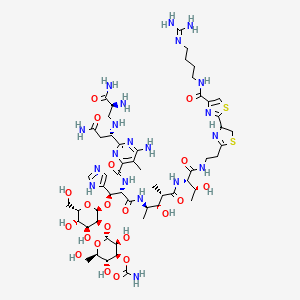 molecular formula C55H86N20O21S2 B578265 Phleomycin D1 CAS No. 11031-11-1