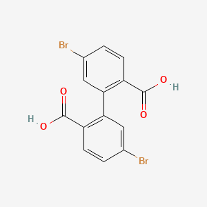 B578269 Diphenic acid, 5,5'-dibromo- CAS No. 13974-99-7