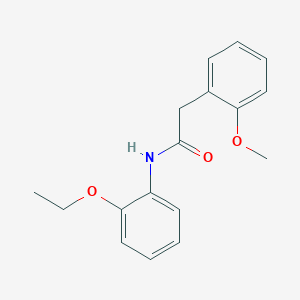 molecular formula C17H19NO3 B5782717 N-(2-ethoxyphenyl)-2-(2-methoxyphenyl)acetamide 