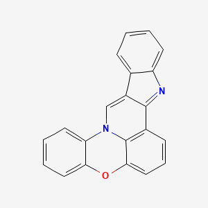 molecular formula C21H12N2O B578272 4-amino-1,5-dimethyl-2-phenyl-1H-pyrazol-3(2H)-one CAS No. 198-37-8