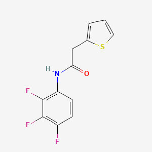 2-(2-thienyl)-N-(2,3,4-trifluorophenyl)acetamide