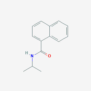 molecular formula C14H15NO B5782749 N-异丙基-1-萘甲酰胺 