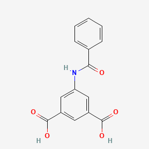 molecular formula C15H11NO5 B5782756 5-(benzoylamino)isophthalic acid 