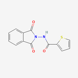 molecular formula C13H8N2O3S B5782769 N-(1,3-dioxo-1,3-dihydro-2H-isoindol-2-yl)-2-thiophenecarboxamide 