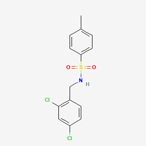 molecular formula C14H13Cl2NO2S B5782810 N-(2,4-dichlorobenzyl)-4-methylbenzenesulfonamide 