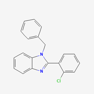 molecular formula C20H15ClN2 B5782815 1-benzyl-2-(2-chlorophenyl)-1H-benzimidazole 
