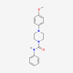 molecular formula C18H21N3O2 B5782825 4-(4-methoxyphenyl)-N-phenyl-1-piperazinecarboxamide 
