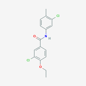 molecular formula C16H15Cl2NO2 B5782886 3-chloro-N-(3-chloro-4-methylphenyl)-4-ethoxybenzamide 