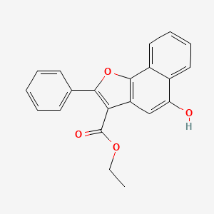 molecular formula C21H16O4 B5782944 Ethyl 5-hydroxy-2-phenylbenzo[g][1]benzofuran-3-carboxylate 