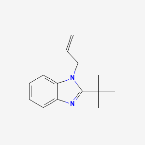 molecular formula C14H18N2 B5782945 1-allyl-2-tert-butyl-1H-benzimidazole 