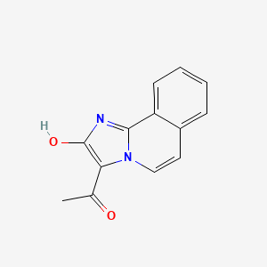 molecular formula C13H10N2O2 B5782993 1-(2-hydroxyimidazo[2,1-a]isoquinolin-3-yl)ethanone CAS No. 62472-00-8