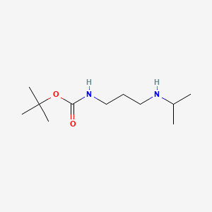 molecular formula C11H24N2O2 B578303 1-(Boc-amino)-3-(isopropylamino)propane CAS No. 1229627-05-7