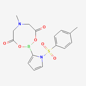 6-methyl-2-[1-(4-methylphenyl)sulfonylpyrrol-2-yl]-1,3,6,2-dioxazaborocane-4,8-dione