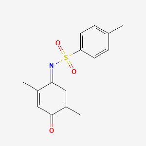 molecular formula C15H15NO3S B5783117 N-(2,5-dimethyl-4-oxo-2,5-cyclohexadien-1-ylidene)-4-methylbenzenesulfonamide 