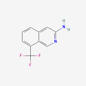 molecular formula C10H7F3N2 B578313 8-(Trifluoromethyl)isoquinolin-3-amine CAS No. 1357945-83-5