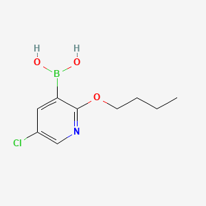 (2-Butoxy-5-chloropyridin-3-yl)boronic acid