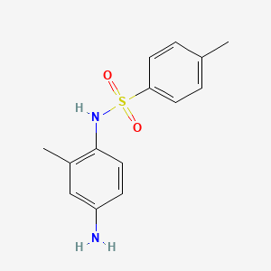 molecular formula C14H16N2O2S B5783299 N-(4-amino-2-methylphenyl)-4-methylbenzenesulfonamide 